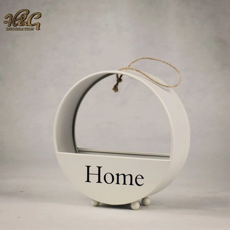 Round Metal Planter Indoor Hanging Flower Pot