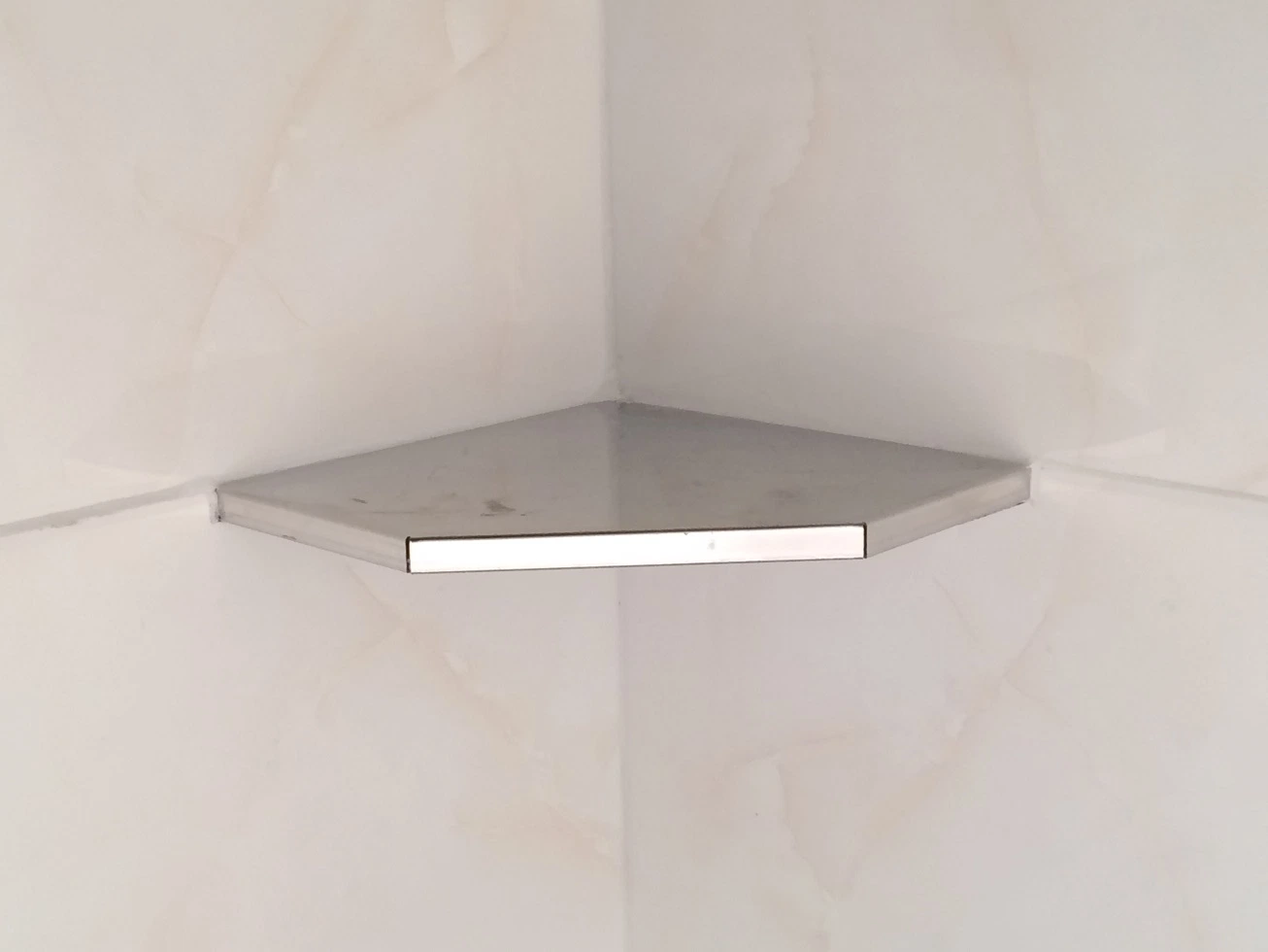 Wall Mounted 304 Stainless Steel Bathroom Triangular Shower Shelf