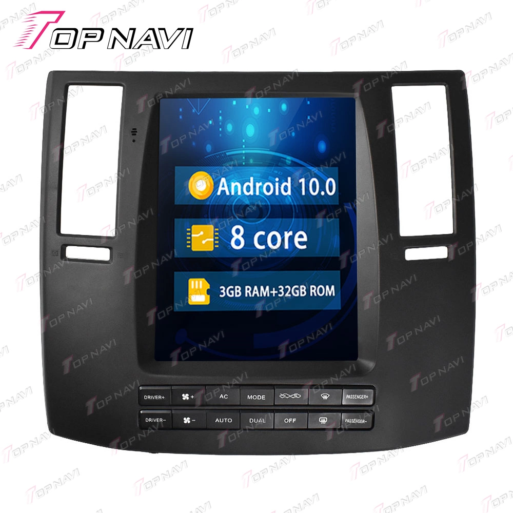 Android 10 pour Infiniti FX35 2008 2009 2010 2011 10.4 Radio de voiture de pouces lecteur vidéo multimédia navigation GPS stéréo