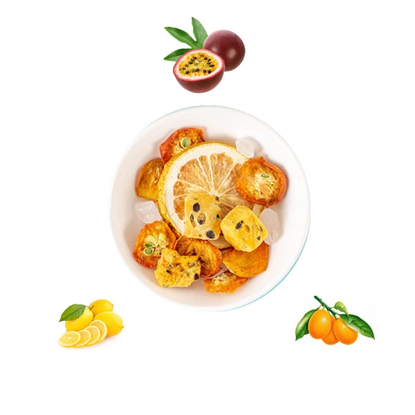 Free Design Passion Fruit Kumquat Lemon Mixed Dried Fruit Tea Iced Summer Flavor Drinking