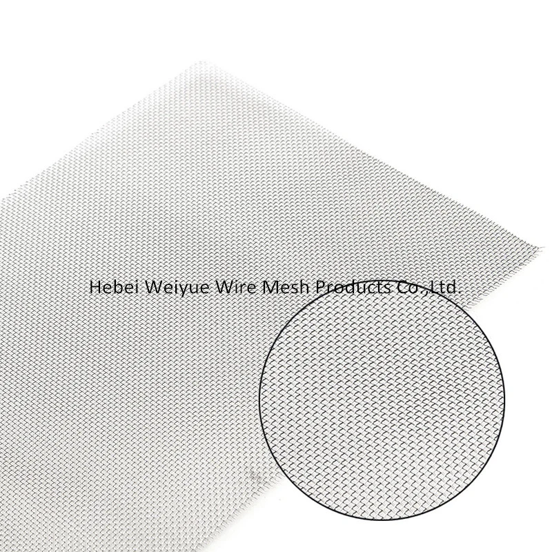 Hot Sales 20 Micron Stainless Steel Woven Wire Mesh Screen for Filter Cloth