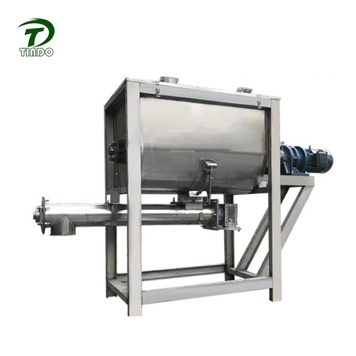 1 Ton Dry Powder Mixer Chemical Mixing Equipment Double Ribbon Blending Machine