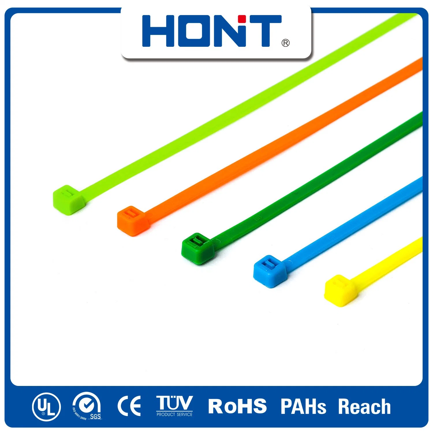 Self-Locking Tie Natural, RoHS Black and Other Colors Are Available Metal Ties Cable Accessories