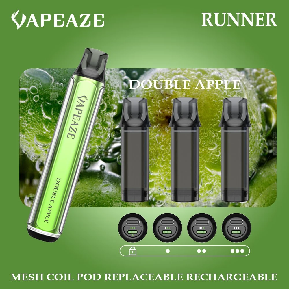 أحدث تصميم ميني باب بود قابل للاستبدال 600 مملوء مسبقًا بالأغلال عداء الإعصار Vapeaze 3مل 4ML سعر رخيصة E السجائر