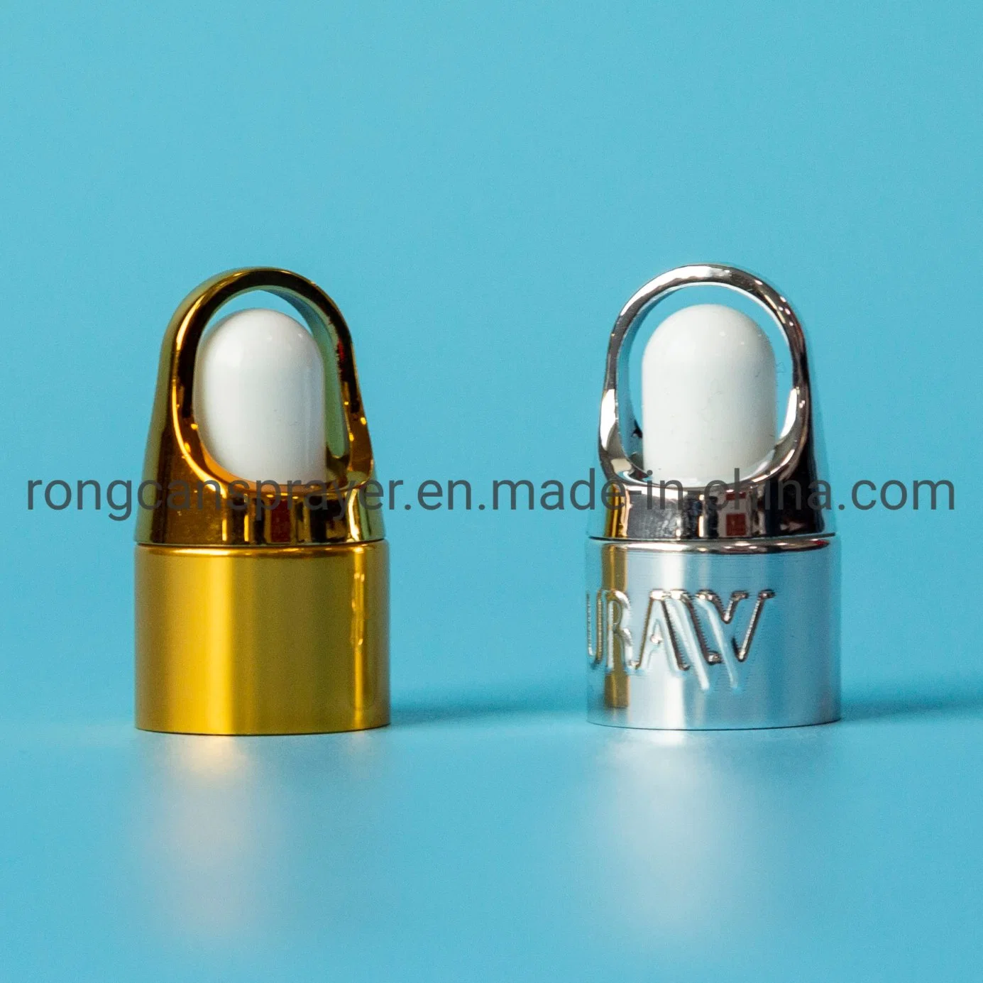 Best Quality Glossy Matte Silver Gold 18/410 18/415 Aluminum Plastic Dropper Cap Glass Essen