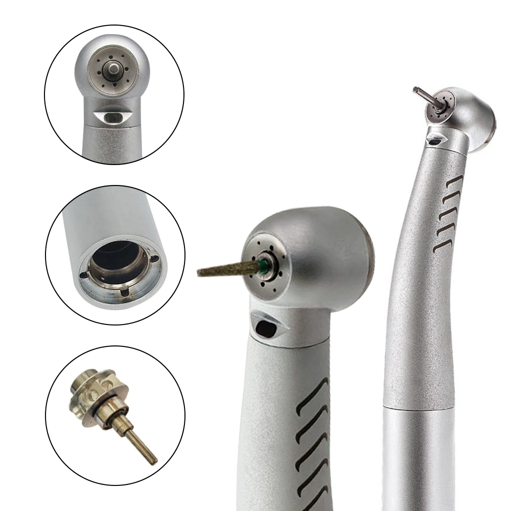 Dental Instrument Push Button Chuck Dental Strong Air Turbine High Speed Handpiece Compatible with Couple