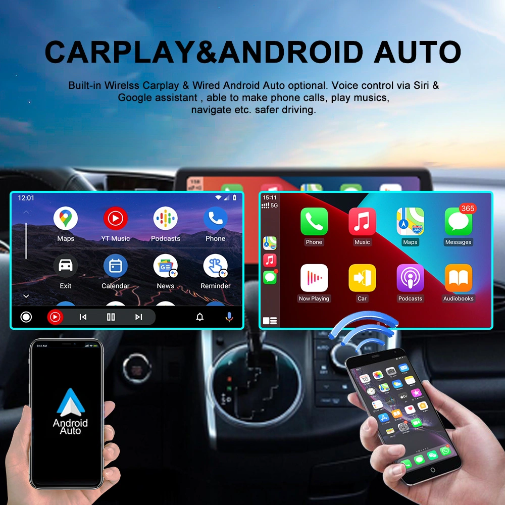 GPS inalámbrico CarPlay Player coche Video Android Auto para Mitsubishi X pander 2017 2018 2019 2020 2021 4+64 GB caliente Venta Reproductor de pantalla compatible con Touch