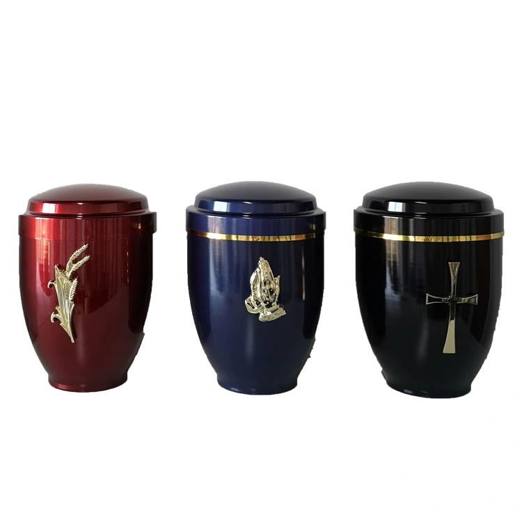 Roundfin Hot Selling Wholesale Cremation Metal Funeral Urn