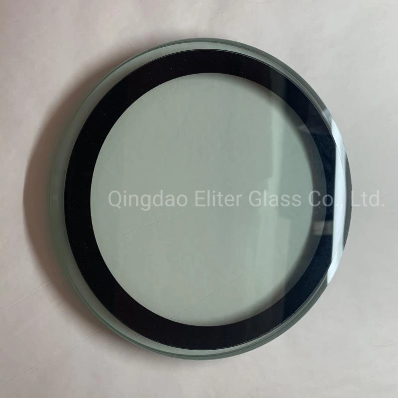 Round Clear Float Tempered Glass Step Lighting Uplight Glass