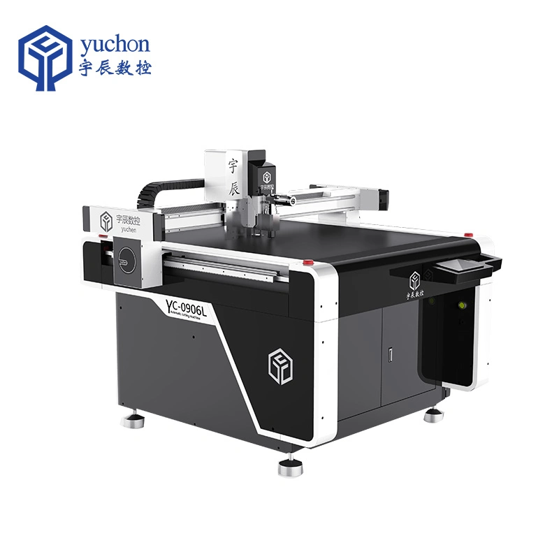 Jinan CNC Automatic Oscillating Blade Knife Cutter Vibrating Cutting Machine for Graphite Gasket/Non-Asbestos Asbestos Gasket/PTFE/Rubber/Motorcycle Gaskets