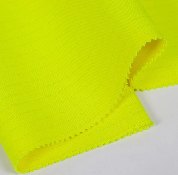 60%Cotton40%Nylon Anti-Static Waterproof Hi-Vis Yellow Twary Fr tejido