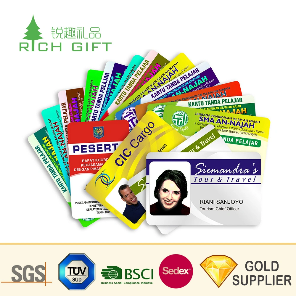Wholesale/Supplier Custom Business Plastic PVC ID Card Blank Hotel Key RFID Smart IC Inkjet Printable Visa Magnetic Stripe Card Photo Portrait Membership Card for Gift