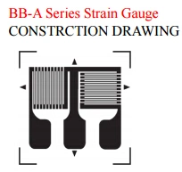 0 Deg / 90 Deg T Rosette Strain Gauge