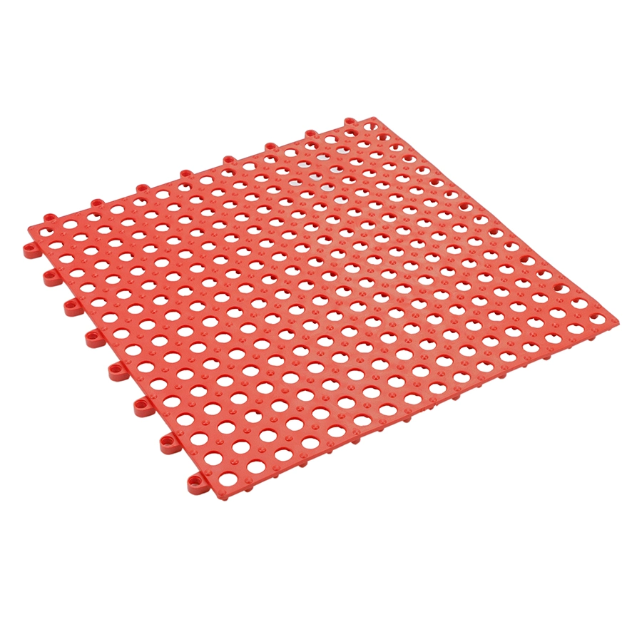 PVC Küche, Bar rutschfest leicht zu reinigen Fliesen, PVC-Pet Drainage Ingterlocking Bodenmatte