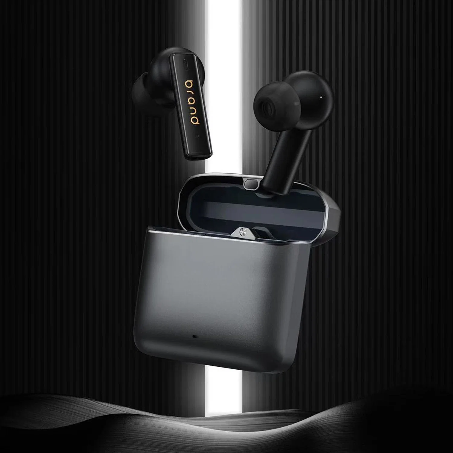 IPX5 Waterproof Metal Case True Wireless Earbuds TWS Bluetooth Earphone