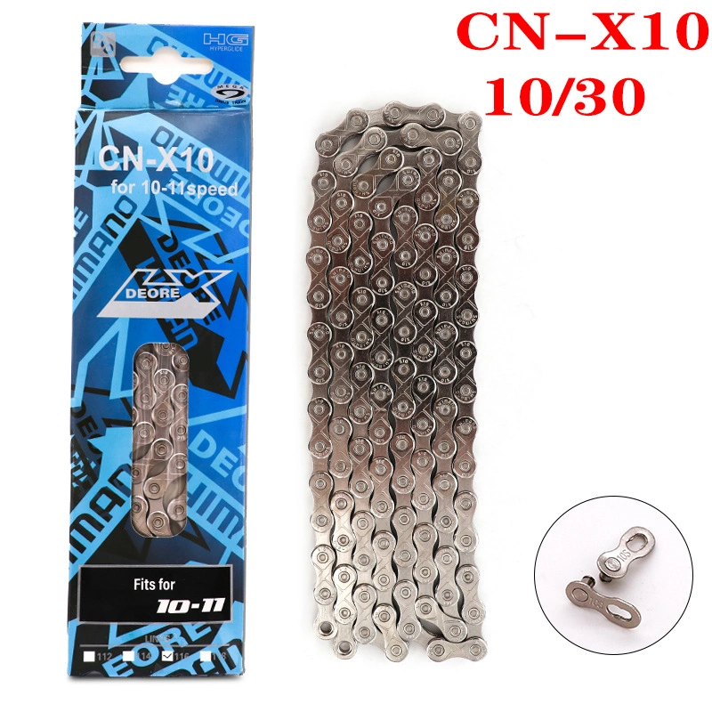 Accesorios para bicicletas Shimano Hg53/Hg54/Hg901/Ig51/Hg95/CN-X10/Hg701/Hg73 cadena de bicicletas cadena de bicicletas 116 eslabones Mountain MTB Road Bike Chains Shimano Bike Parts