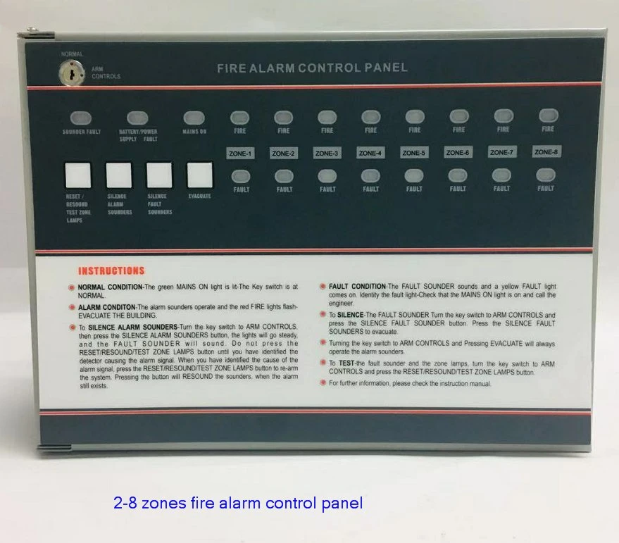 Conventional Fire Alarm Control Panel with Best Price for Fire Alarm System