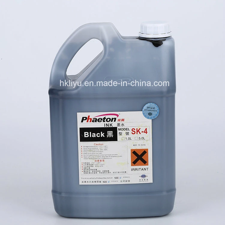 Factory/Wholesale/Supplier Price Phaeton Sk4 Solvent Ink for Seiko Spt510 Print Head Sk4 Ink for Sid Challenger Infiniti Phaeton Printer with Seiko 510 Head Ink