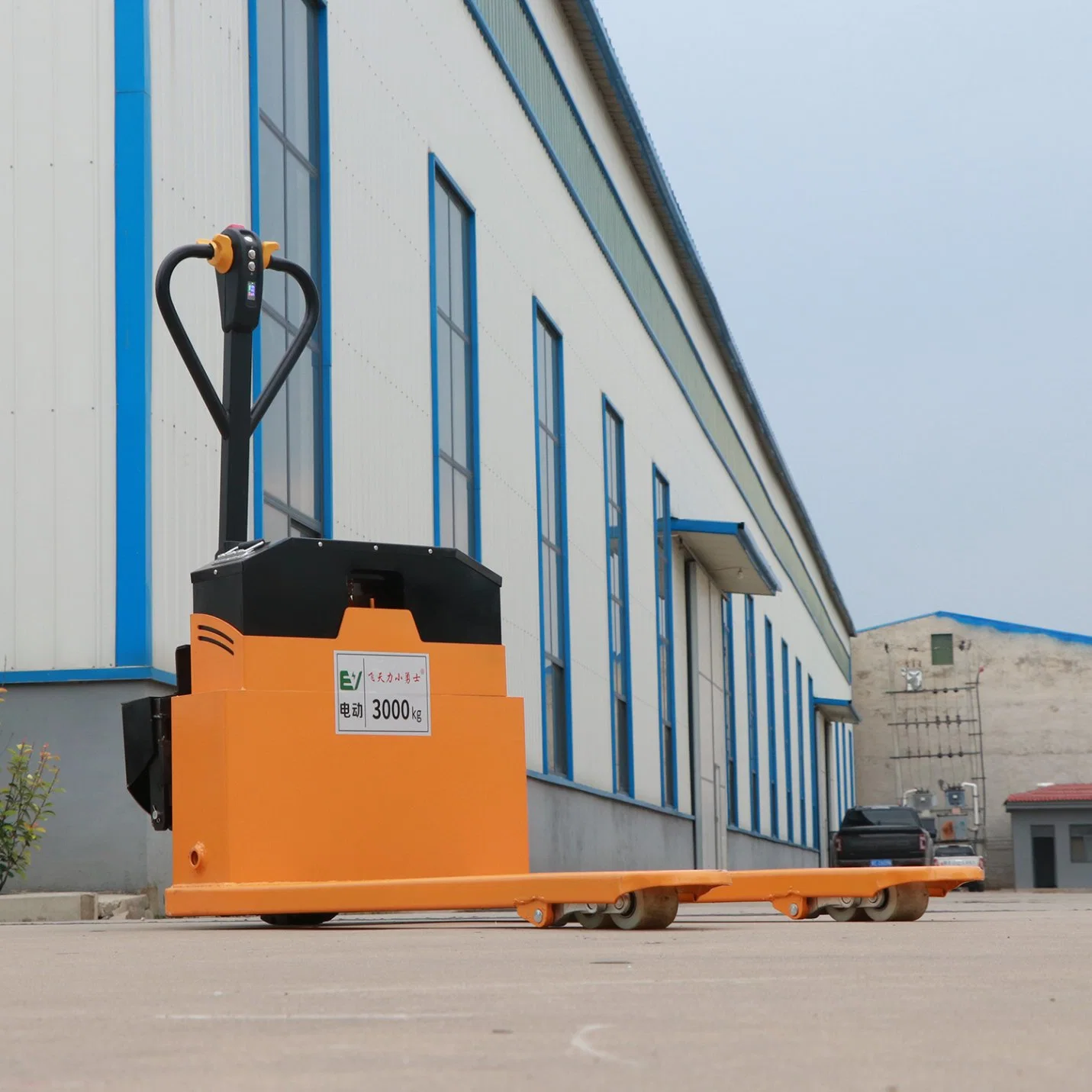 1500kg Full Electric Pallet Truck with Battery Easy Operation