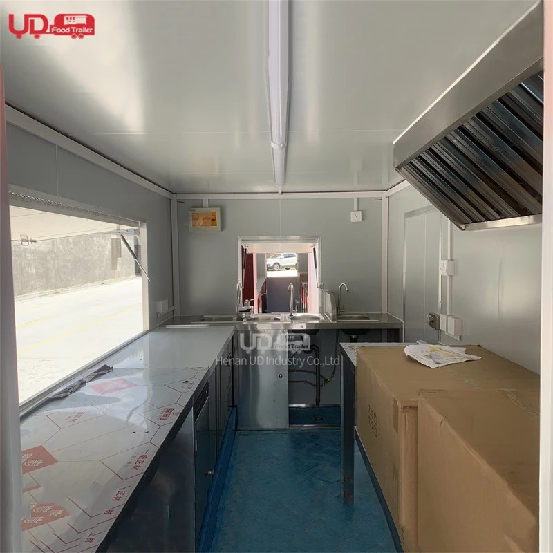 CE Certified Mobile Fast Food Truck for Coffee, Ice Cream, and Pizza