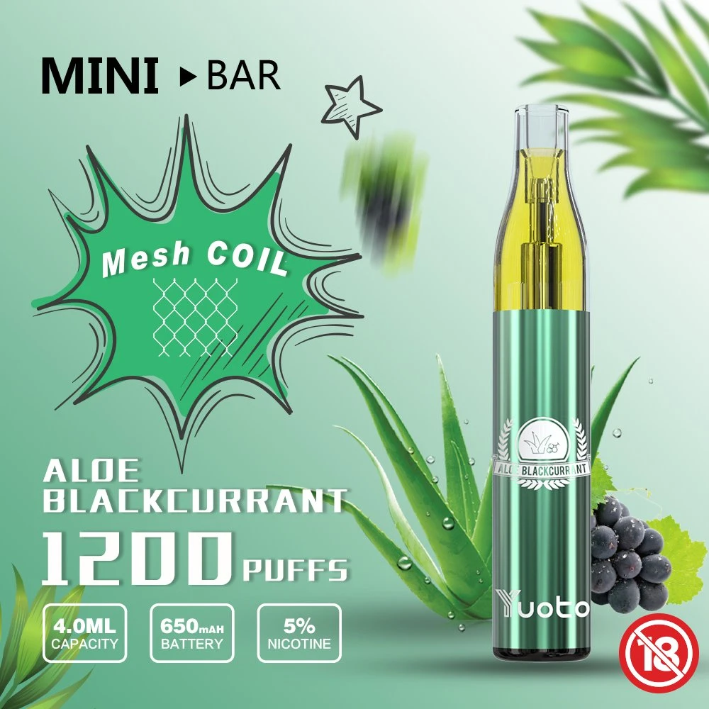 شعار جديد شعار مخصص ميني بار أصلي 1200puff السجائر الإلكترونية