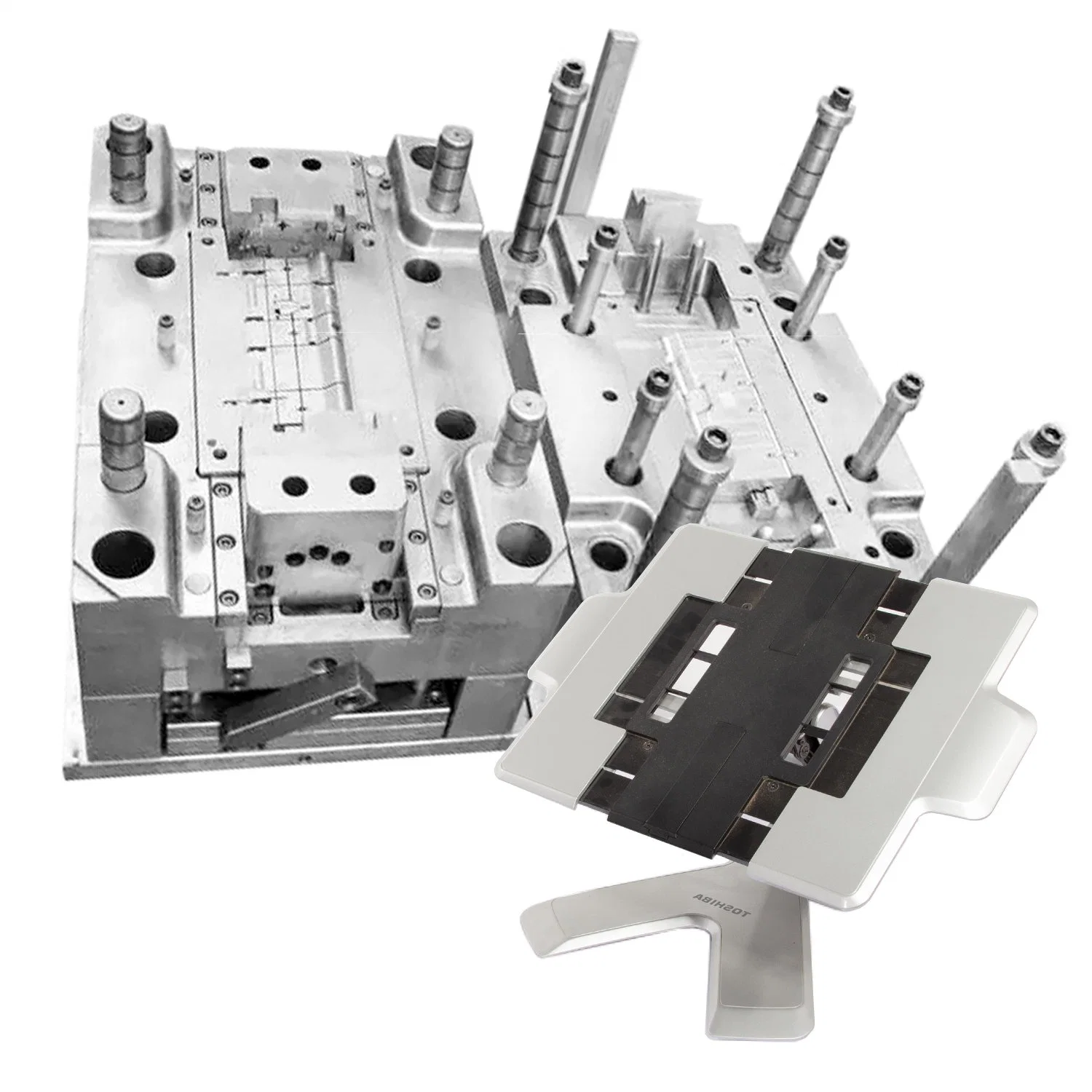 درج كمبيوتر CNC مخصص مكونات الأجهزة الإلكترونية الاستهلاكية ODM&amp;OEM بلاستيك احترافي المنتجات نظام الفرامل المانعة للانغلاق/قوة الدفع (ABS)/قوة الدفع (PP)/وحدة الصم/البولي يوريثان/النايلون نظام حقن البلاستيك PA