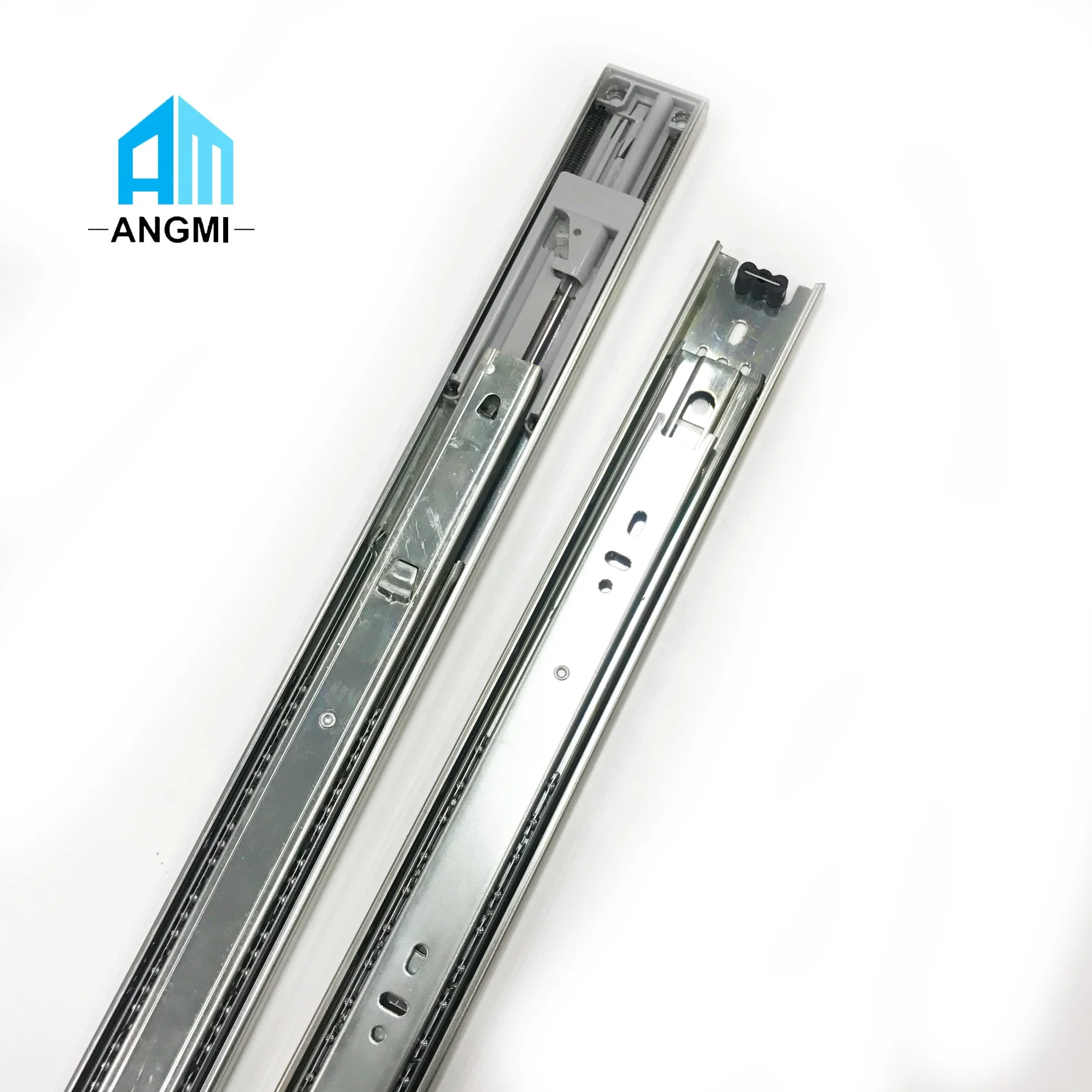 Full Extension Slide Telescopic Channel Drawer Slide Iron Material Telescopic Steel Slider Wholesale/Supplier Price Metal Furniture Parts