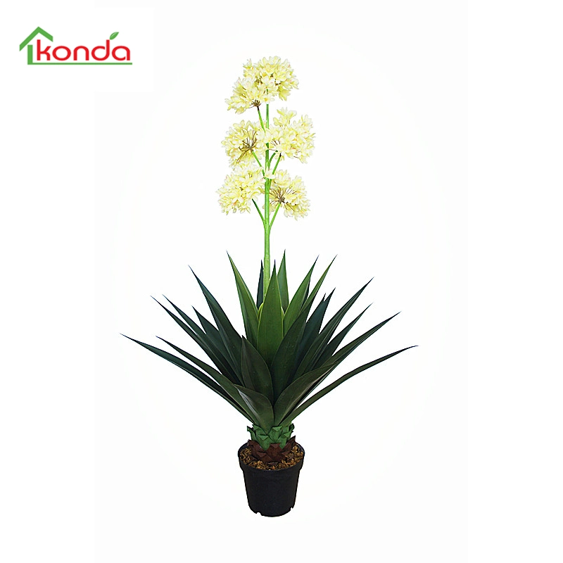 China Artificial Landscaping Colorful Sisal Flower Plants Bonsai Ornaments
