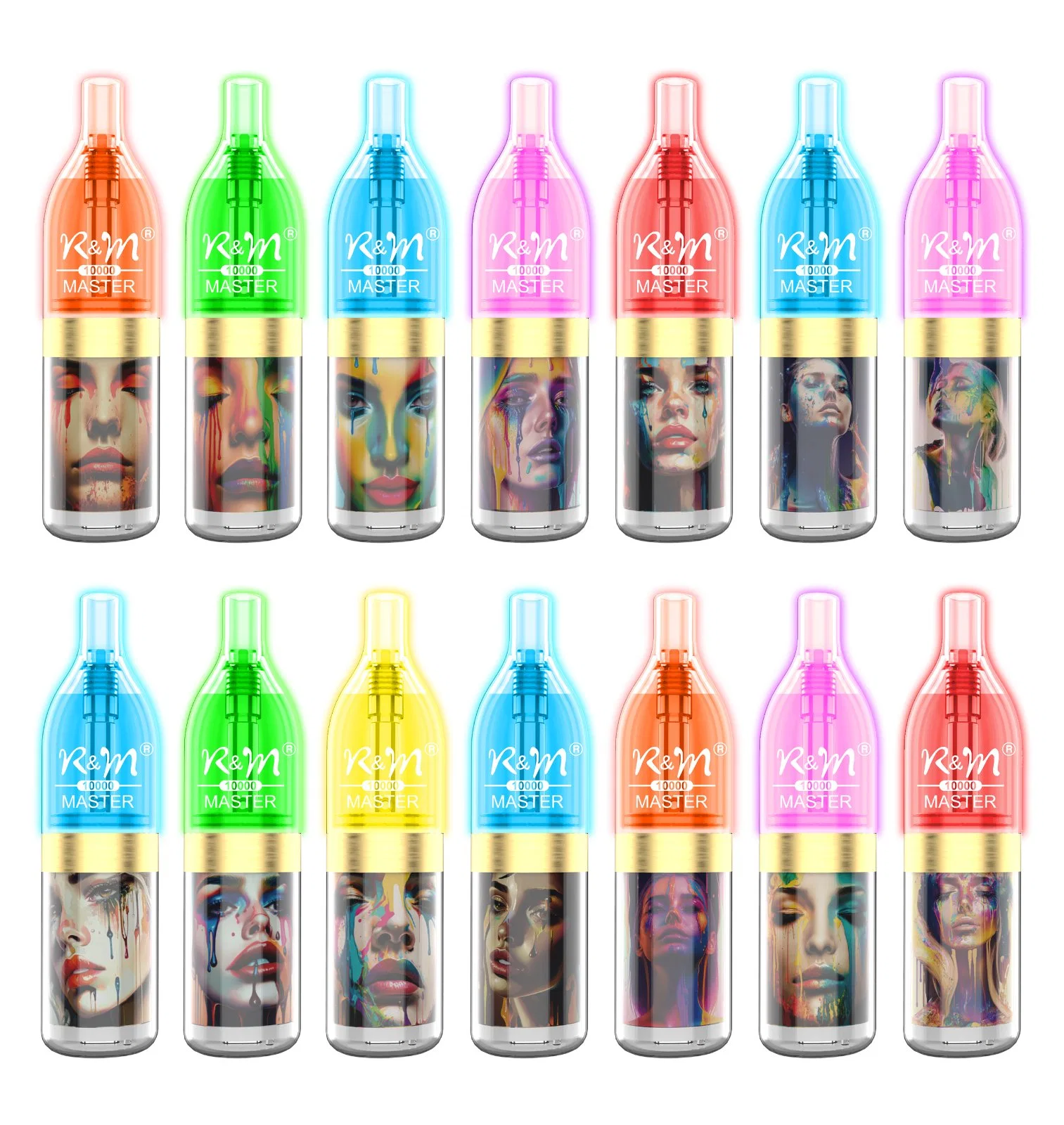 Wholesale Original 2% 5% Vape Juice 10K Puffs R&M Master Disposable Electronic Cigarette Vape Pen