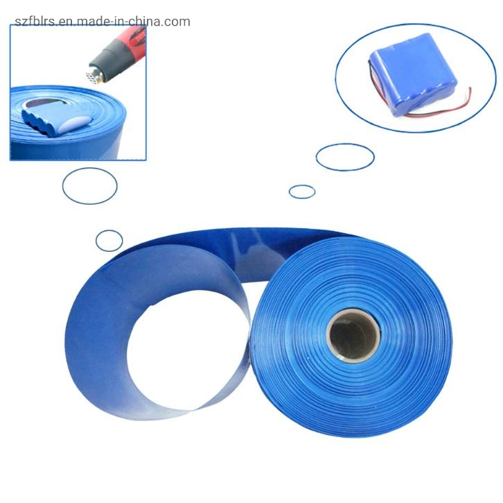 PVC Heat Shrinkable Tube Jacket Wraps 18650 Battery