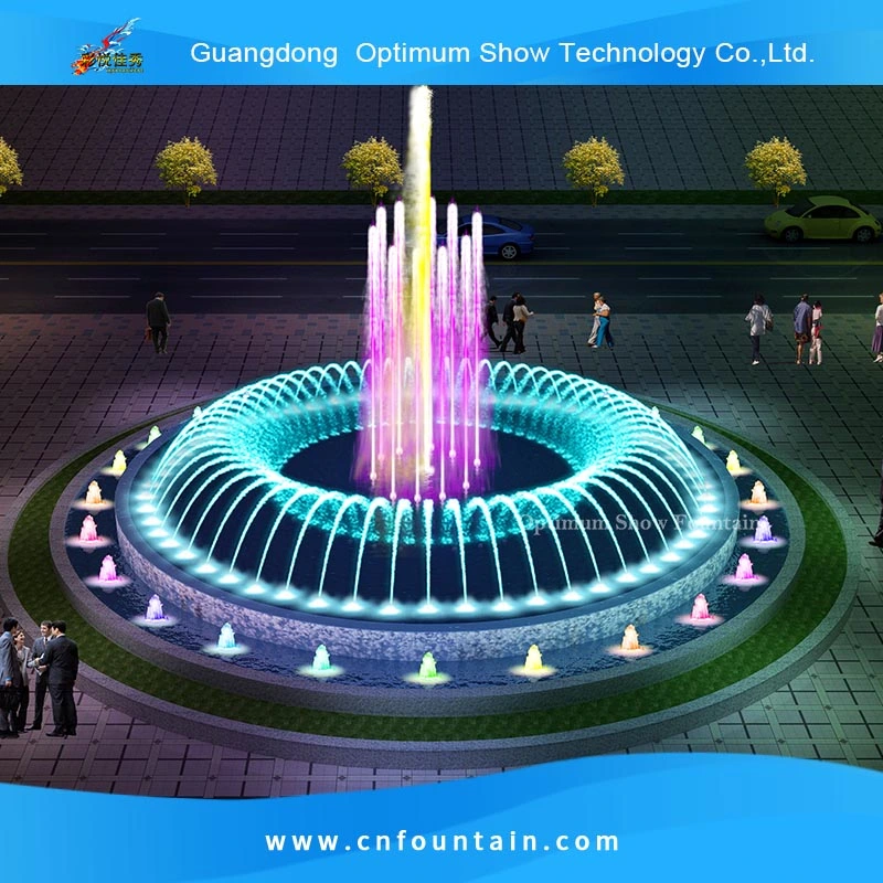 Free Design Stone Garden Products Outdoor Pool Pond LED Lights Small Music Dancing Water Fountain for Sale