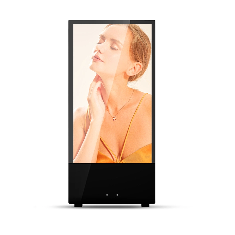 43 Zoll Portable Outdoor Digital Signage Werbung Player Netzwerk WiFi Media Video Android Ad Player mit hoher Helligkeit 1500nits