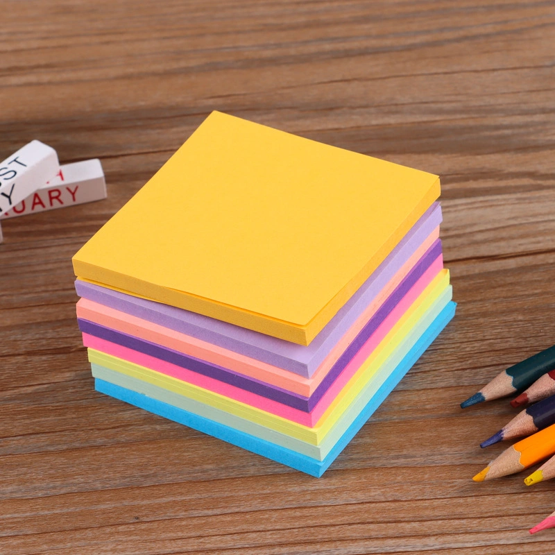 Color Self-Adhesive Notes Notepad Paper Circular Office Notes