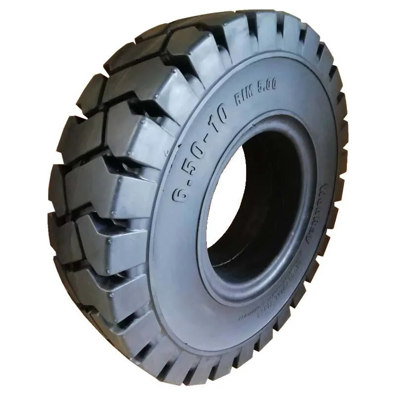 Cheap Trailer Parts & Accessories Forklift Solid Tyres 4.00-8 /3.75/3.00 400-8 Rubber Solid Tire Wheels with Rim