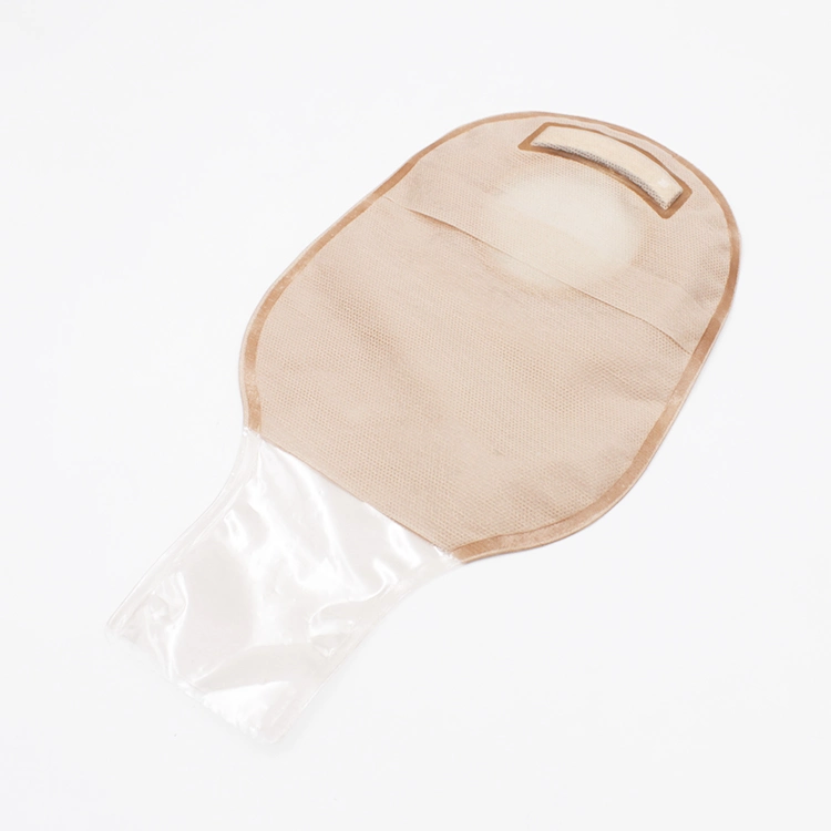 2-Piece Drainable Ostomy Bag with Integrated Easy Closure