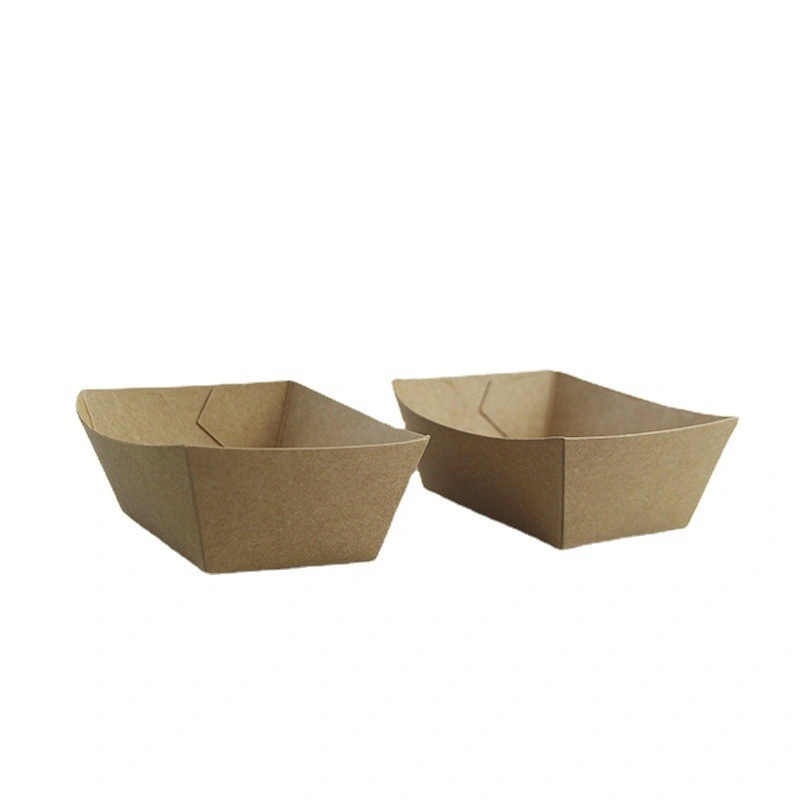 Wholesale/Supplier Disposable Kraft Cardboard Paper Food Tray Food Trays Games Event Supplies