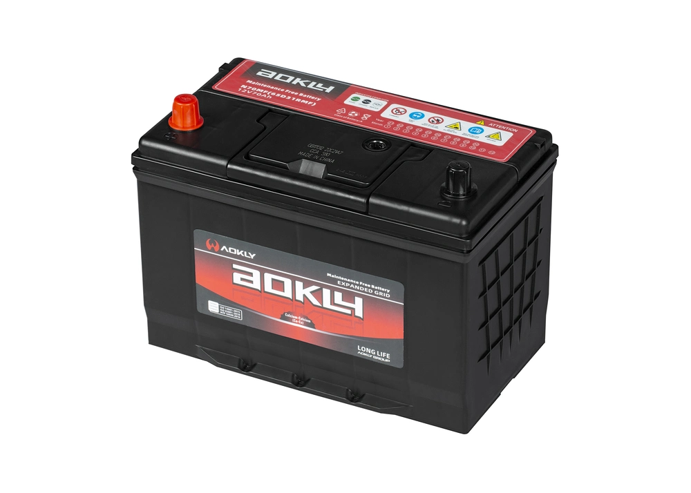 Aokly N70mf (65D31RMF) Maintenance-Free Automotive Car Battery 12V Sealed-Lead-Acid for Automobile Auto Truck Solar Mf Power Sealed Lead Acid Storage Battery