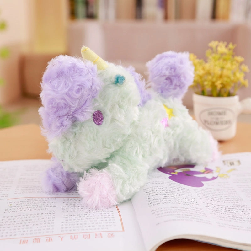 Special Design Fleece Rose Velvet Plush Toy Stuffed Embroidery Unicorn Baby Doll