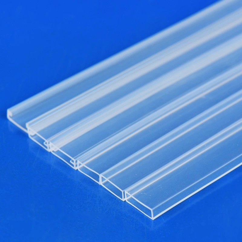 Transparente à prova retangulares Fita LED flexível de extrusão do tubo de silicone para 8mm, 10mm, 12mm iluminação LED PCB