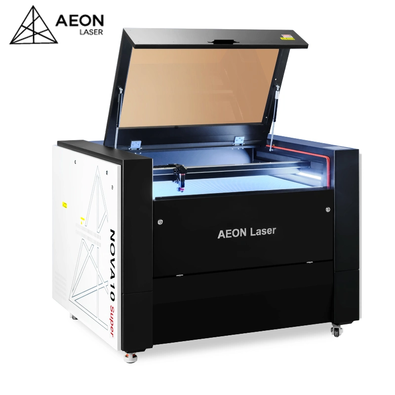 Aeon 80W RF 100W30W/60W 1070 1490 1690 Gravura Vetor Semi-Automático máquina de corte a laser para a publicidade/couro/impressão e embalagem/artesanato/Indústria da madeira