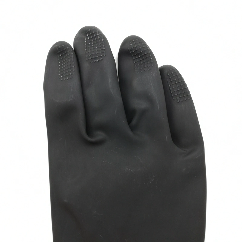 Waterproof Washable Textured Grip Sun Brand Heavy Duty Rubber Gloves