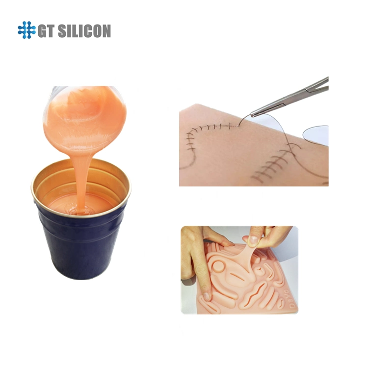 Platinum Silicone Rubber Non-Toxic Body Safe Silicone Rubber for Suture Practice Pad Stitching Training Liquid Silicone Rubber