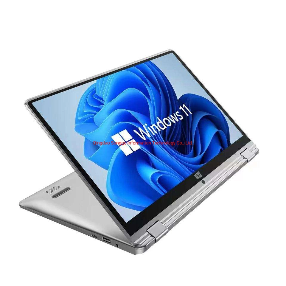 2023 Le meilleur de la Chine le Yoga de gros ordinateur portable avec écran tactile Rotation à 360 degrés de RAM12Go SSD 128 Go Business School ordinateur portable