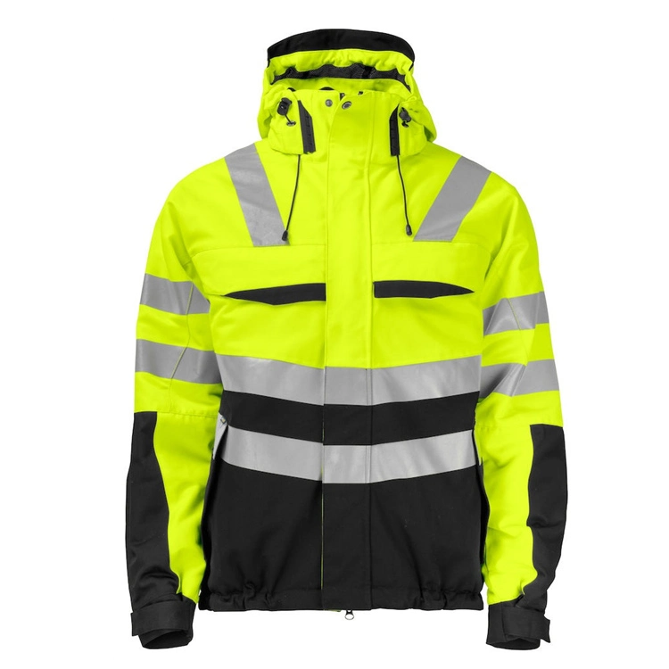 Veste de travail de chaussée Hi Viz travailleur de la sécurité de l'aéroport de construction