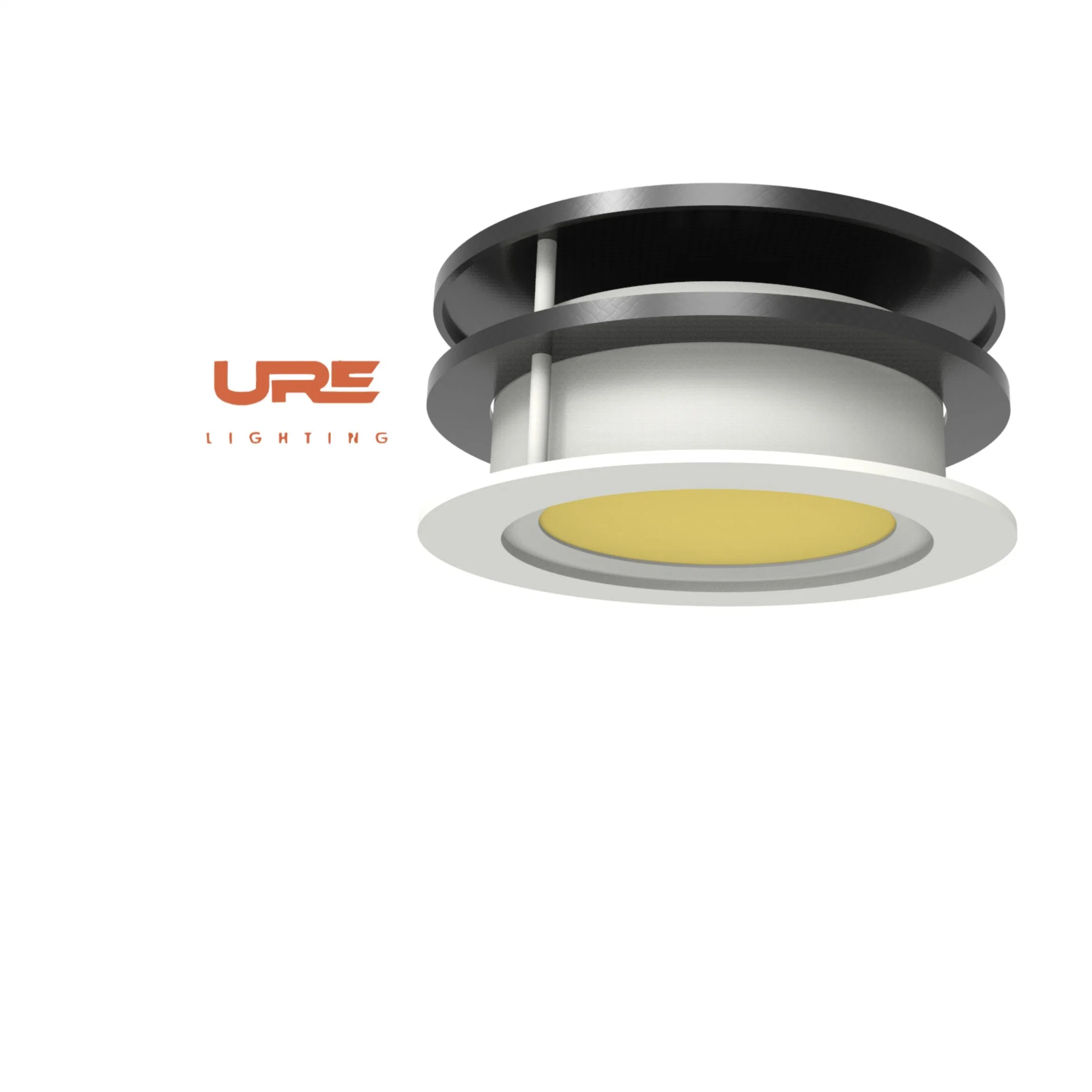 Luz LED para techo para iluminación de hogar Accesorios de montaje empotrado plástico Luces de techo