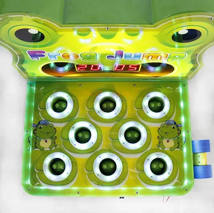 Jeu de Kiddie électronique populaire de haute qualité Whack a Mole Frog Machine de jeu d'arcade de marteau