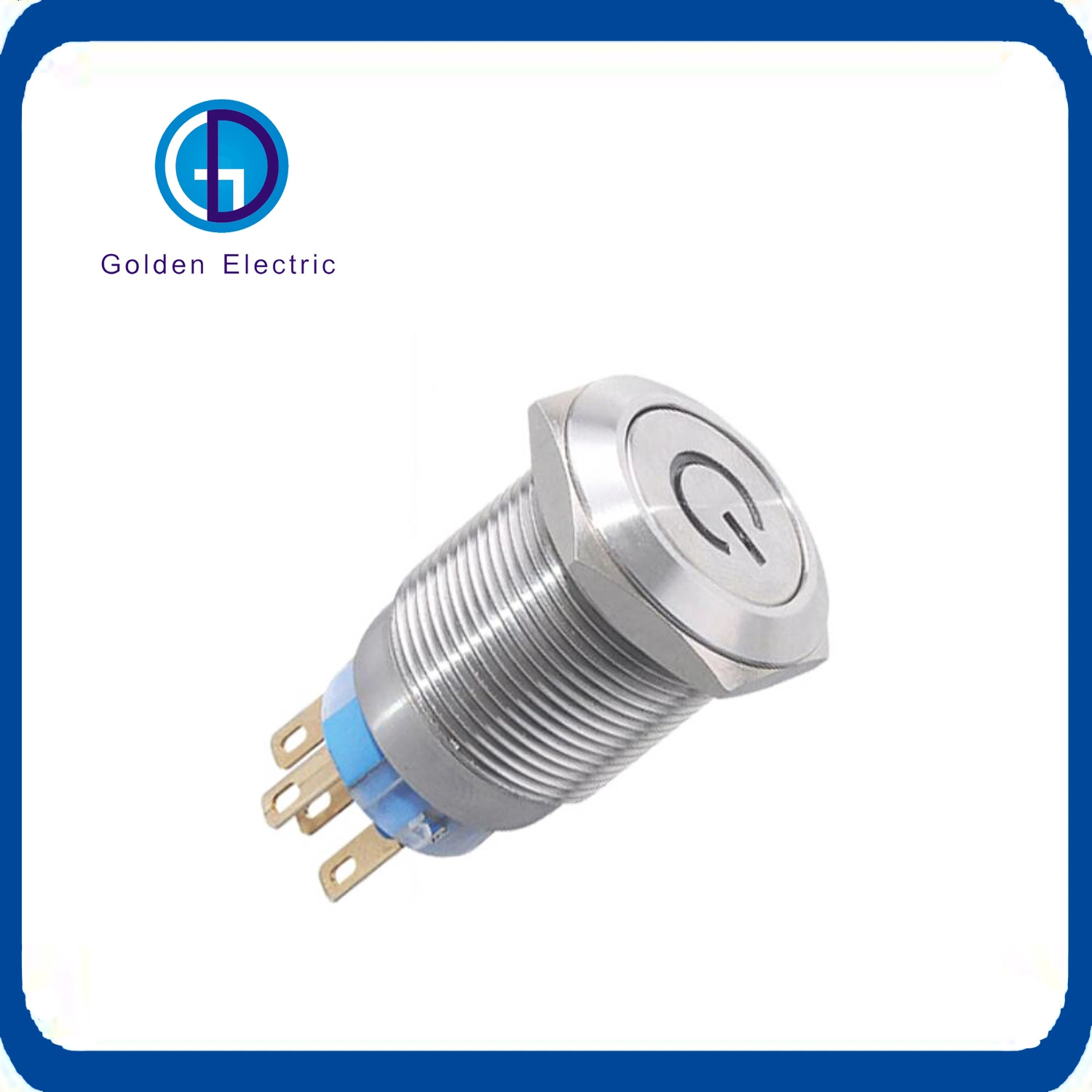 Metal IP67 Self-Locking Push Button Switch