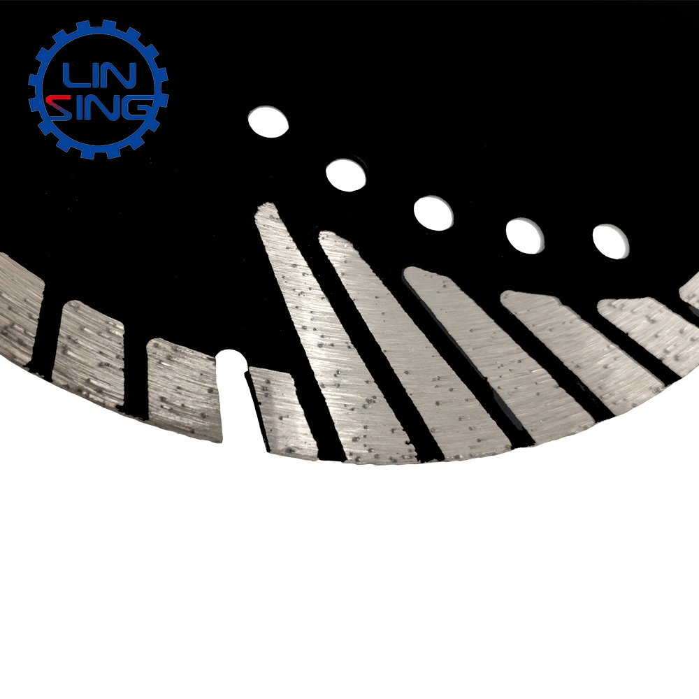 Professional Diamond Sintered Segmented Bevel Turbo Blades