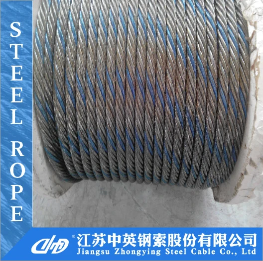 6X37+FC Steel Wire Ropes Steel Cable for Bridge Suspension