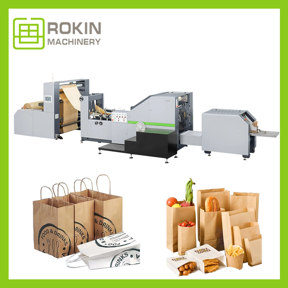 Automatic Craft Prime and Well Made Small Khaki Baking Paper Bag Making Machine with Superior Quality Automatic Square Bottom Paper Bag Making Machine